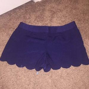 Navy blue dress shorts